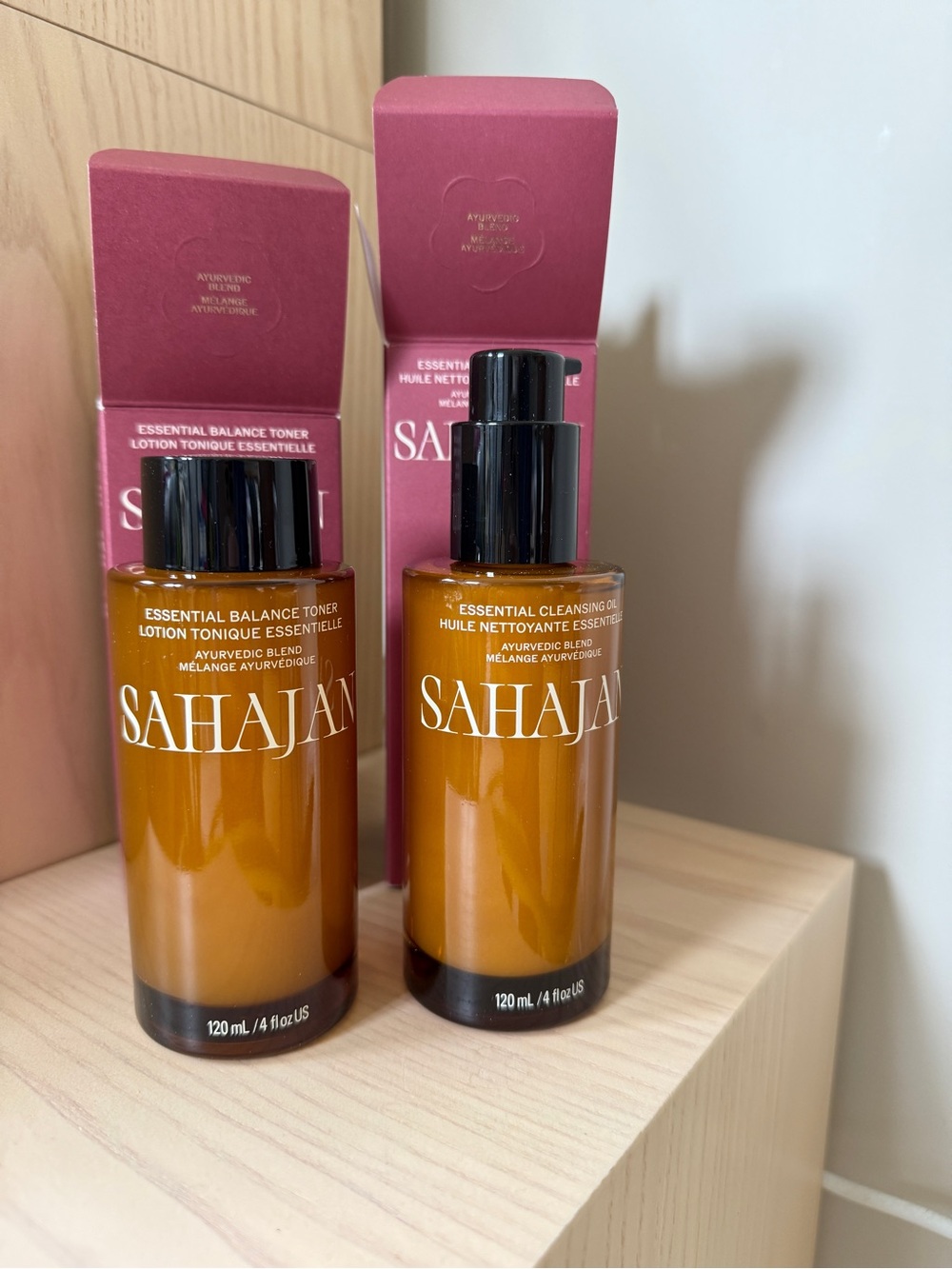 Sahajan Essential Cleansing Oil & Balance Toner Set